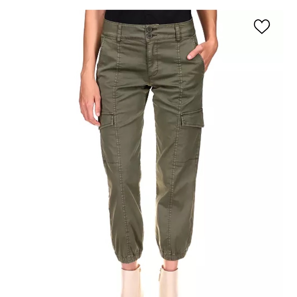 Sanctuary Rebel Cargo‎ Pants in Hiker Green Size 29 Casual Grunge Techwear - Picture 2 of 12